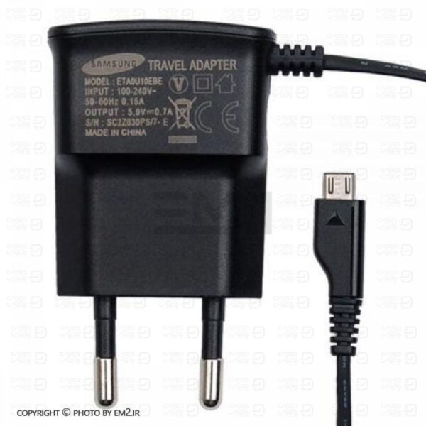 شارژر Micro سامسونگ مدل I9000 سرکارتنی